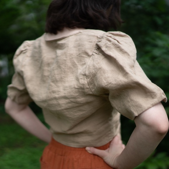 & Other Stories linen blouse - Picture 4 of 5
